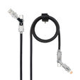 Cabo USB 2.0 27W c/ LED Nanocable USB-C/USB-A/M > Lightning/USB-C/M 1 M image number null