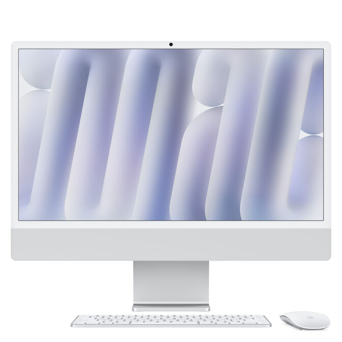 All In One Apple iMac M4 24" 8-Cores 16GB RAM 256GB SSD Prateado image number 0