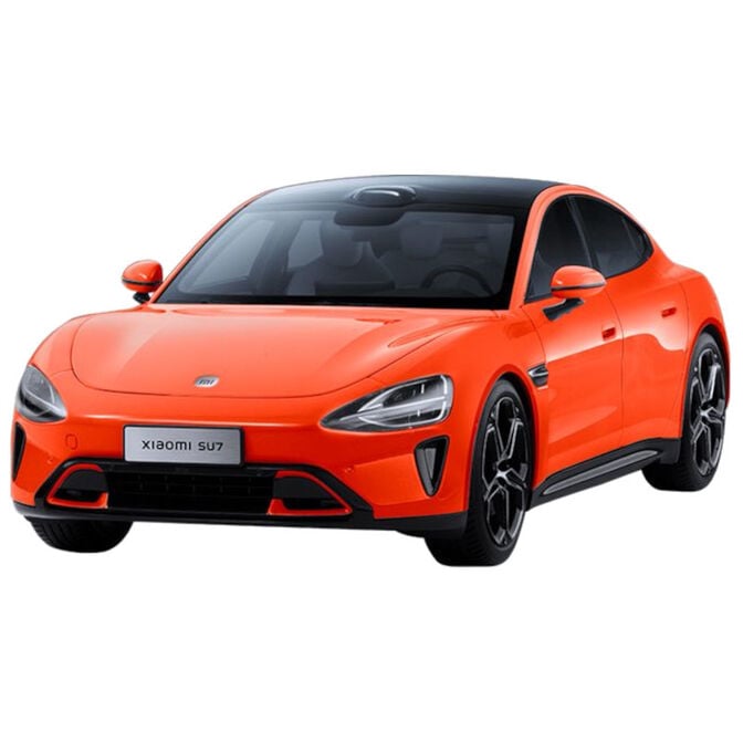 Carro Modelo Xiaomi SU7 1/18 Die-cast Lava Laranja image number 0