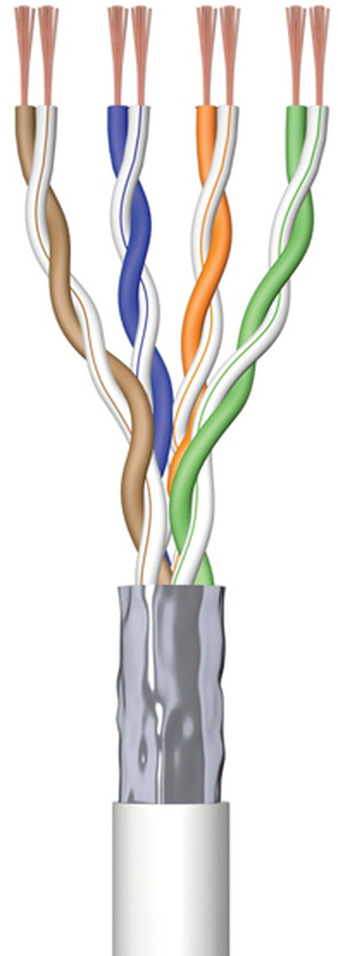 Bobine de Rede Ewent RJ45 Cat.6 U/UTP AWG23/1 305m Cinzento image number 0