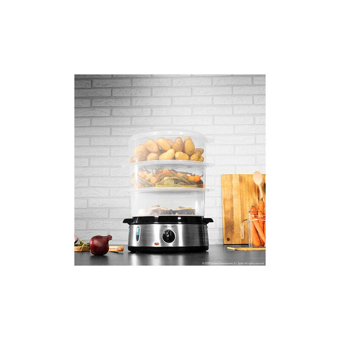 M&aacute;quina de Cozer a Vapor Cecotec Vapovita 3000 Inox image number 4