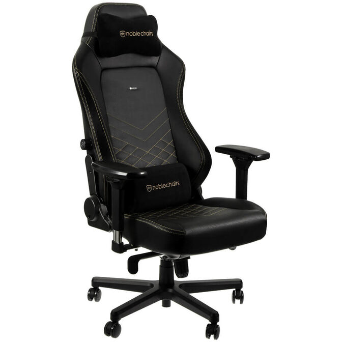 Cadeira noblechairs HERO - Preto / Dourado image number 0