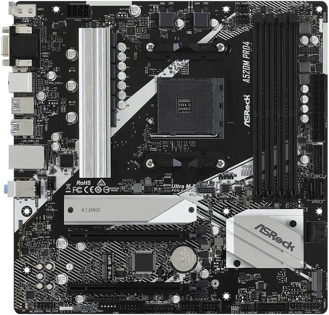 Motherboard ASRock A520M Pro4 image number 1