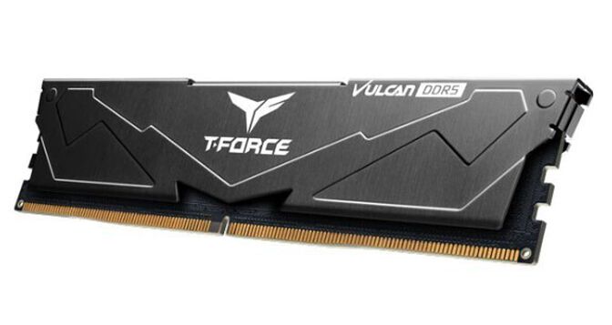 Team Group Kit 64GB (2 x 32GB) DDR5 5200MHz Vulcan Preto CL40 image number 2