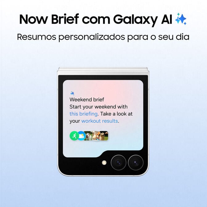 Smartphone Samsung Galaxy Z Flip 7 FE 5G 6.7" (12 /256GB) 120Hz Preto image number 2