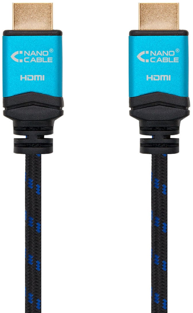 Cabo HDMI V2.0 4K@60Hz 18Gbps Nanocable A M/M 10 M Premium Preto image number 1