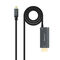 Cabo Conversor Nanocable USB-C > HDMI 2.1 8K@60HZ USB-C PD 100W 1.8 M Preto