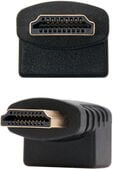 Adaptador Angular Nanocable HDMI M/F Preto image number null