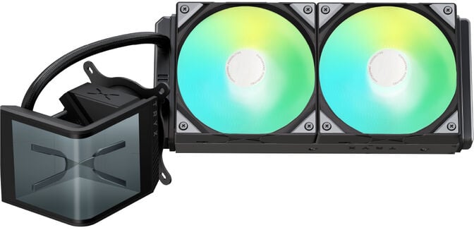 Water Cooler CPU TRYX Panorama SE 240 ARGB Preto image number 2