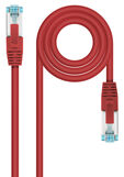 Cabo de Rede Nanocable RJ45 LSZH CAT.7 600MHZ SFTP AWG26 25 CM Vermelho image number null