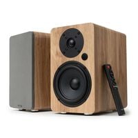 Colunas Hi-Fi Vulkkano A5 ARC MKII 50W Bluetooth HDMI ARC Castanhas