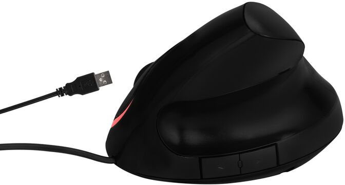 Rato Vertical Ewent 1000 DPI Ergon&oacute;mico USB 2.0 Preto image number 3