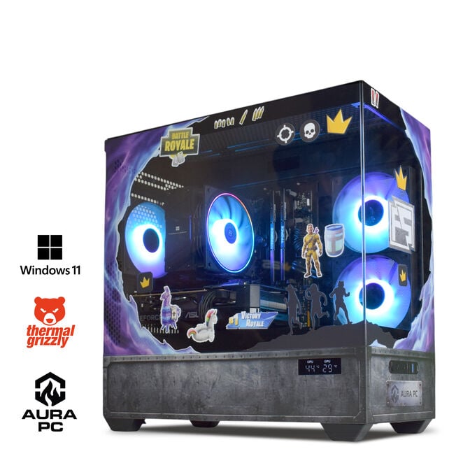Computador AURA Gamer-PC Sandrinhos Edition Ryzen 5 7500F 16GB DDR5 1TB RTX 5060 WiFi W11 Bonus