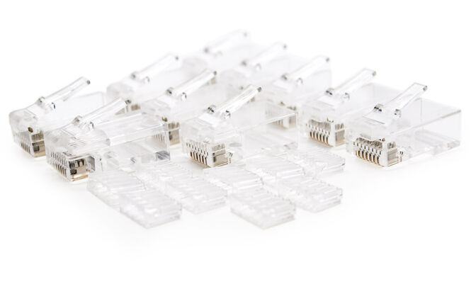 Ficha de Rede Nanocable RJ45 8 FIOS CAT.6 (Pack 100) image number 2