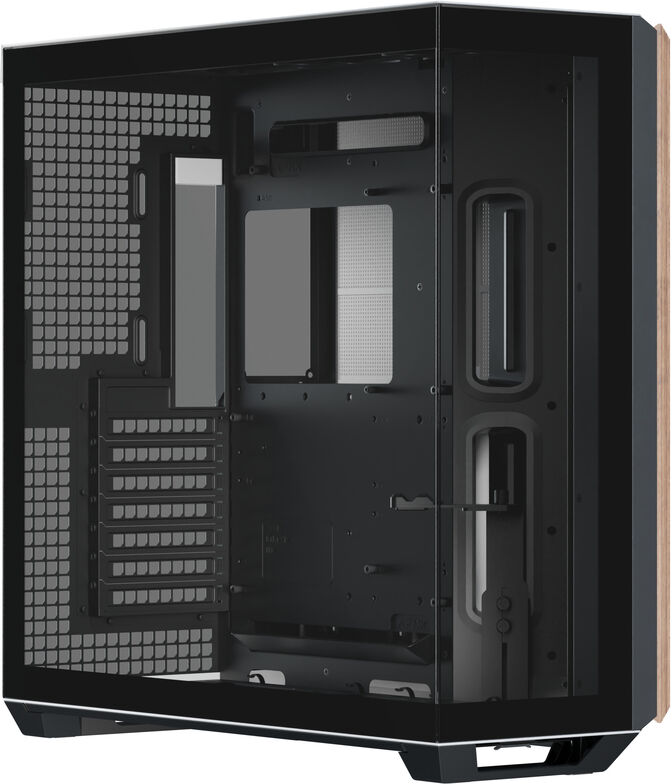 Caixa ATX APNX V1 Preto/Branco/Madeira image number 2