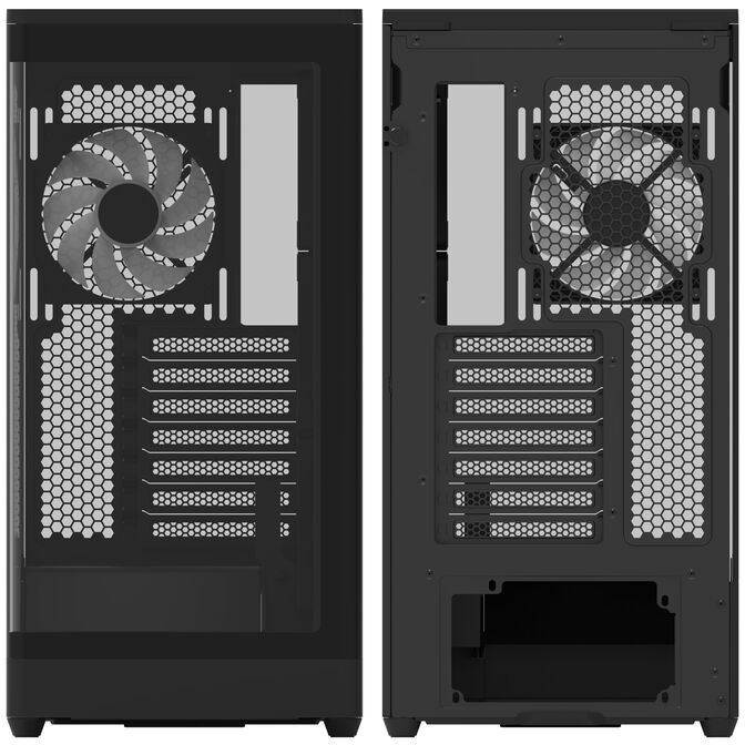 Caixa Aerocool P500A Mid-Tower Preto image number 10