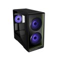Caixa Micro-ATX Lian Li Vector V150 Mini Infinity Preto Vidro Temperado image number null