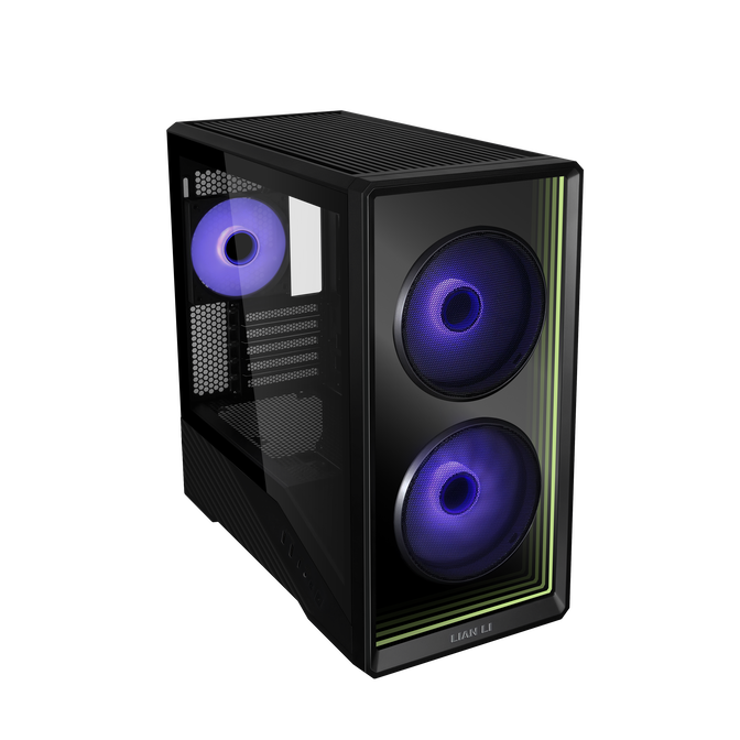 Caixa Micro-ATX Lian Li Vector V150 Mini Infinity Preto Vidro Temperado image number 1