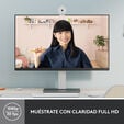 Webcam Logitech Brio 300 Full HD 1080p USB Type-C Branca image number null