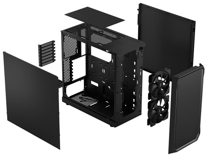Caixa ATX Fractal Design Focus 2 Black Solid image number 9