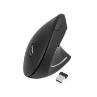 Rato Vertical Tooq TQMWG-1104-B Wireless Ergon&oacute;mico 3200DPI Preto