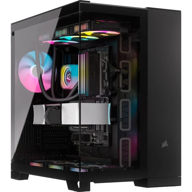 Caixa ATX Corsair iCue LINK 6500X Preta Vidro Temperado image number 0