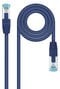 Cabo de Rede Nanocable RJ45 LSZH CAT.7 600MHZ SFTP AWG26 25CM Azul