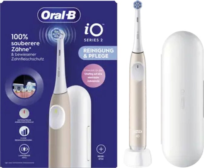 Escova de Dentes El&eacute;trica Oral-B iO Series 2 Calm Pink com Estojo de Viagem image number 0
