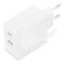 Carregador Lenovo de Parede USB-C 65W Dual GaN Branco + Cabo USB-C 1.5m