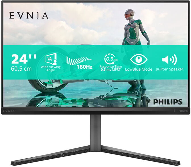 Monitor Gaming Philips EVNIA 23.8" 24M2N3200A IPS FHD 180Hz 0.5ms HDR10 c/Ajuste Alt. image number 8