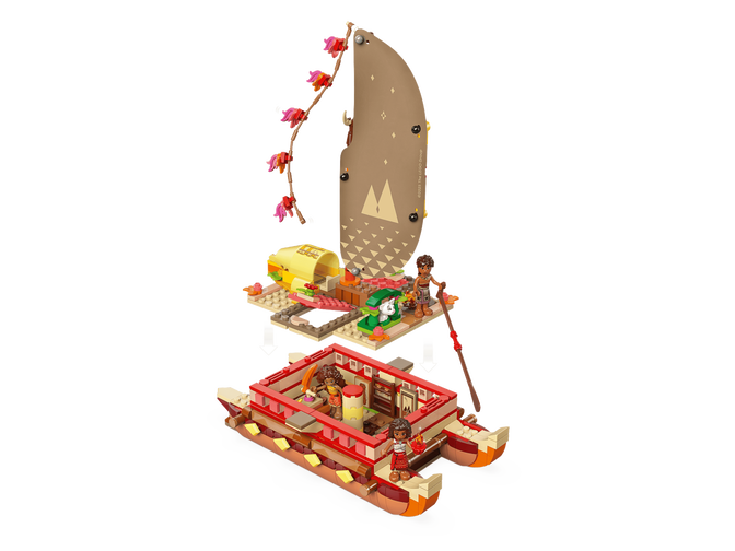 LEGO Disney: Canoa de Aventuras da Vaiana, 529 Pe&ccedil;as (43270) image number 2