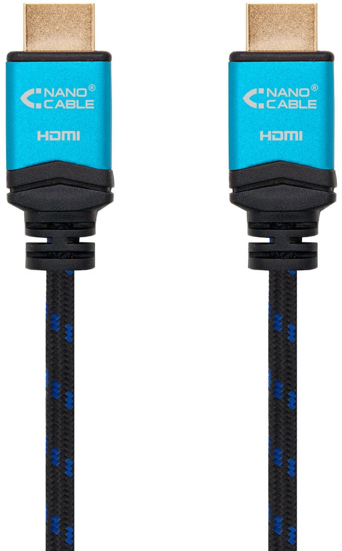 Cabo HDMI V2.0 4K@60Hz 18Gbps Nanocable A M/M 7 M Premium Preto image number 1
