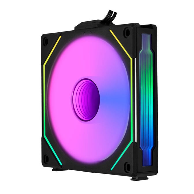 Ventoinha Lian Li UNI FAN SL120 Infinity RGB Reverse Blade PWM Preto 120mm (Pack 3) image number 2