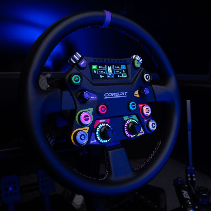 Volante Conspit 310 APEX, ARGB, Display 2.99", Dual Paddles 310mm image number 10