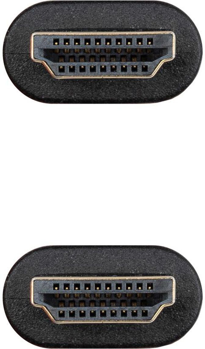 Cabo HDMI V2.0 4K@60Hz 18Gbps Nanocable A M/M CCS 1 M Preto image number 2