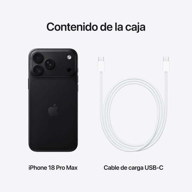Smartphone iPhone 18 Pro Max 6.9" 256Gb Black image number 6