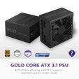 Fonte de Alimenta&ccedil;&atilde;o NZXT 750W Core 80+ Gold ATX 3.1 PCIe 5.1 image number null
