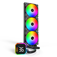 Water Cooler CPU Montech HyperFlow Digital 360mm Preto