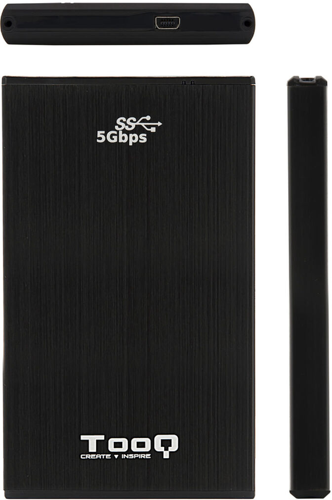 Caixa HDD Tooq 2.5" SATA (9mm) USB 3.0 Preto image number 2