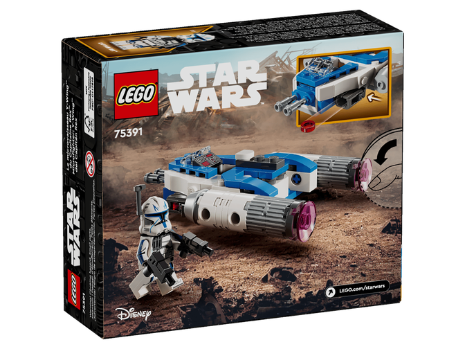 LEGO Star Wars: Microfigher Y-Wing do Capit&atilde;o Rex, 99 Pe&ccedil;as (75391) image number 4