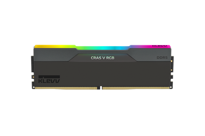 KLEVV Kit 32GB (2 x 16GB) DDR5 CRAS V 6000MHz CL28 RGB Obsidian Black (Intel XMP/AMD Expo) image number 2