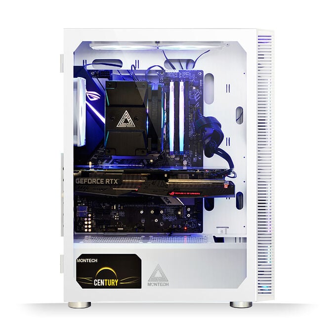 Caixa ATX Montech X3 Glass RGB Vidro Temperado Branco image number 4
