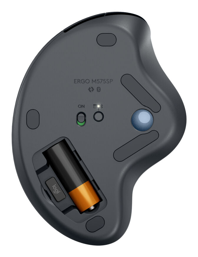 Rato Logitech Ergo M575S Trackball 2000DPI Wireless/Bluetooth Grafite image number 3