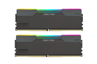 KLEVV Kit 32GB (2 x 16GB) DDR5 CRAS V 6400MHz CL30 RGB Obsidian Black (Intel XMP/AMD Expo)