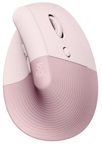Rato Laser Logitech Lift Vertical Ergon&oacute;mico Wireless 4000DPI Rosa