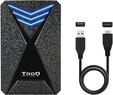 Caixa HDD Gaming Tooq 2.5" SATA (9,5mm) USB 3.0 / 3.1 Gen 1 Preto LED Azul image number null