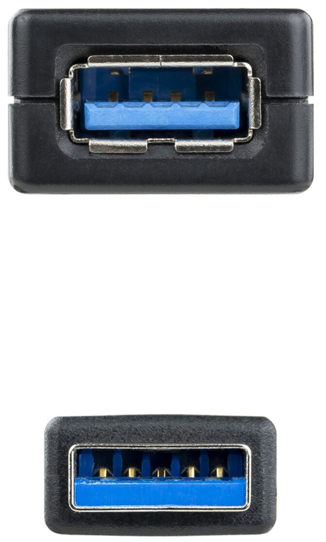 Cabo USB 3.0 Nanocable Extens&atilde;o USB-A M/F 10 M Preto image number 2