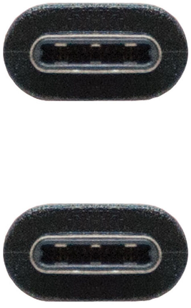 Cabo USB 2.0 3A Nanocable USB-C M/M 3 M Preto image number 2