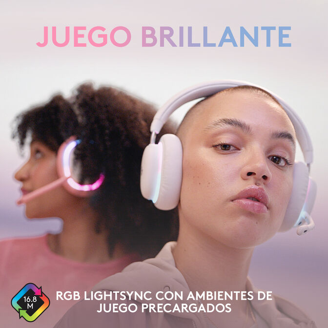 Headset Logitech G735 RGB Lightspeed Wireless Branco image number 5