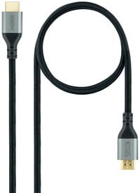 Cabo HDMI V2.1 Ultra High Speed Nanocable A M/M 3 M Preto Certificado ULTRA